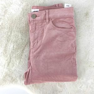 LOFT pink corduroy pants